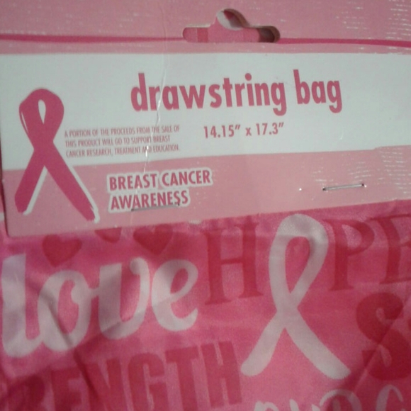 ❤️5/$25  Breast Cancer Awareness Nylon Backpack - Picture 3 of 5